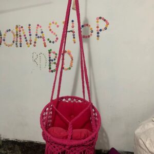 গোলাপি কালার ১৮ ইঞ্চি দোলনা