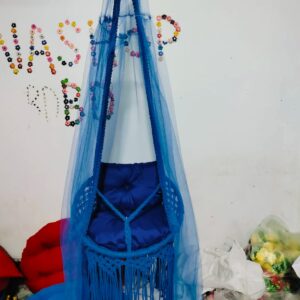 নিল কালার ১৮ ইঞ্চি দোলনা মশারি সহ